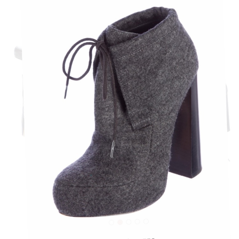 Alexander Wang Wool Platform Booties - image 2